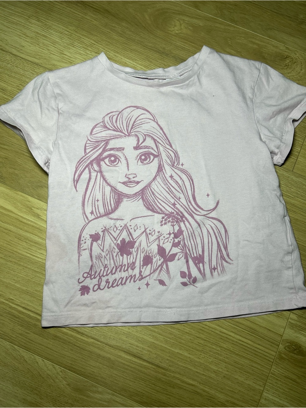 Kids Pink Graphic Tee - 'Autumn Dreams'